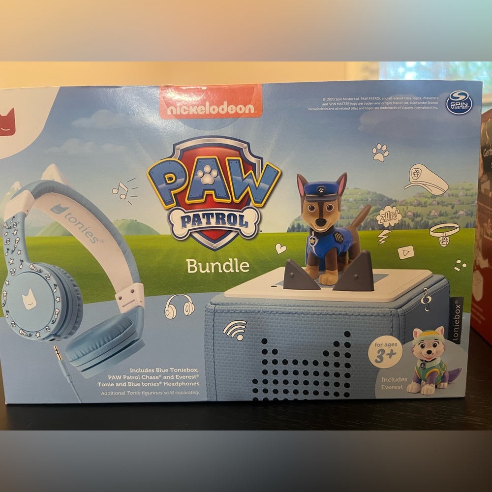 NEW Tonies Box-Paw Patrol bundle